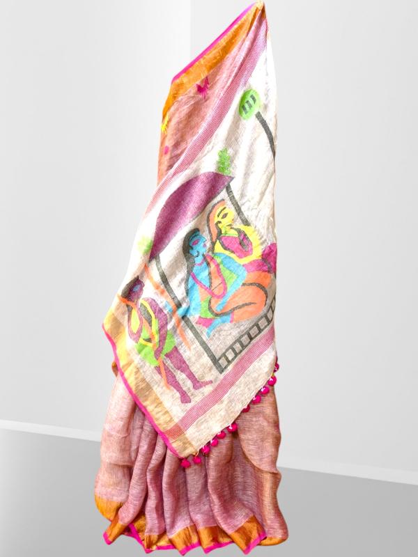 Ram Sita Jamdani Saree