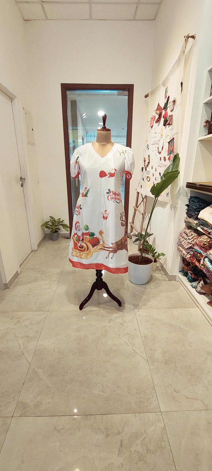 our bestselling Christmas  Santa Claus  dress! Elegant quirky chtistmas prints styles perfect for christmas holiday parties. Get your perfect festive look today!