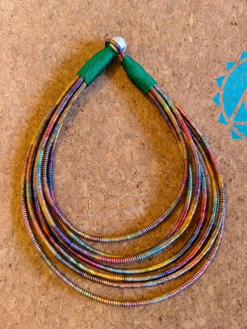 Silk Cord Boho Neckpiece