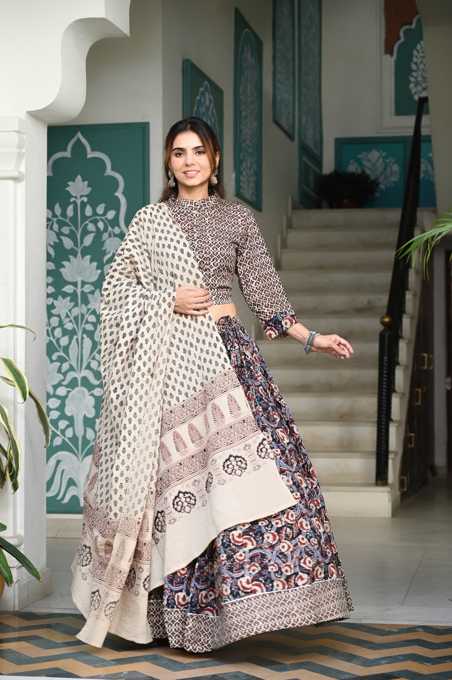 Soft cotton Lehenga set