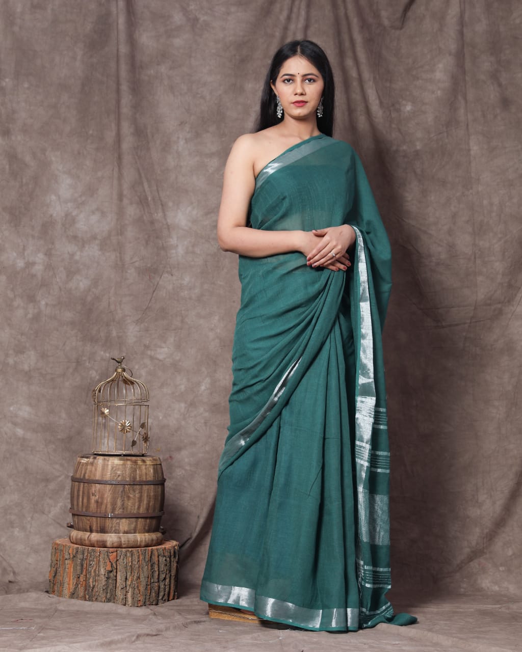 Linen Sarees