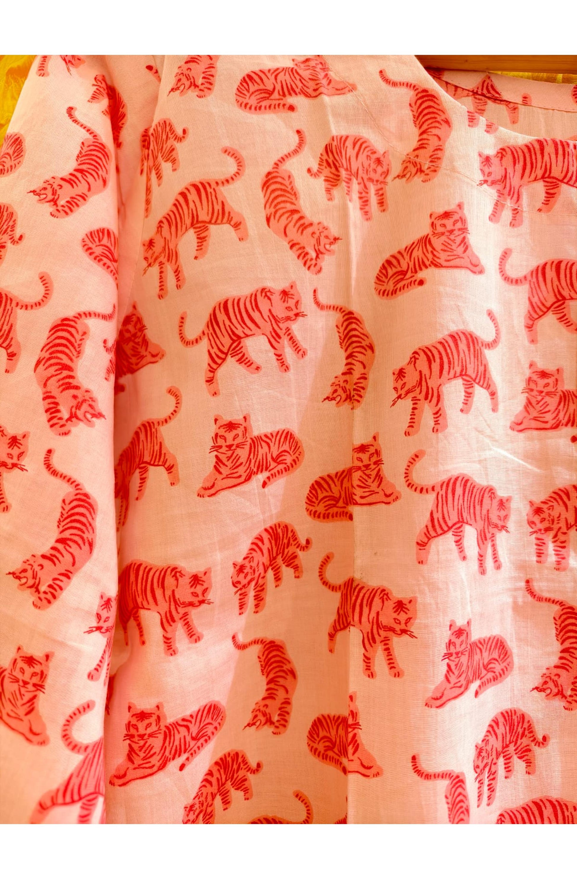 Tiger illustrations Kurta