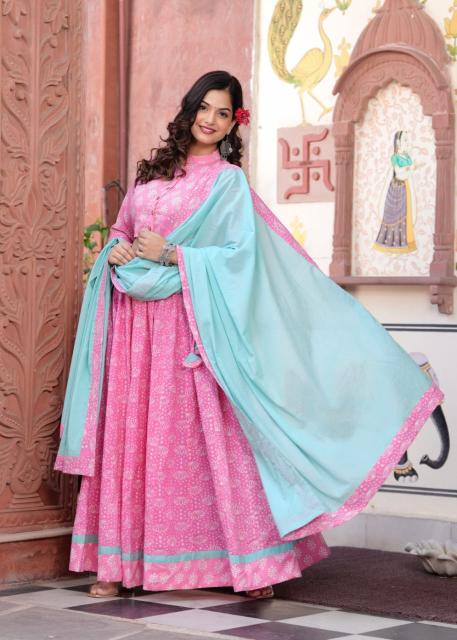 Navratri Mul Cotton Candy Comfort Fit Lehenga Set