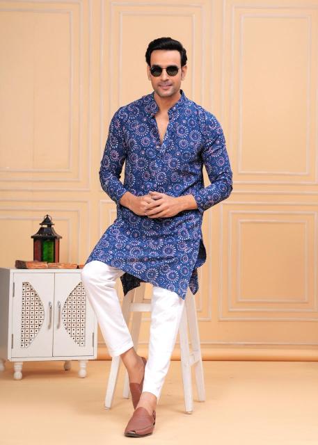Pichwai Mens kurta, pichwai painting kurta for men, pichwai kurta for men