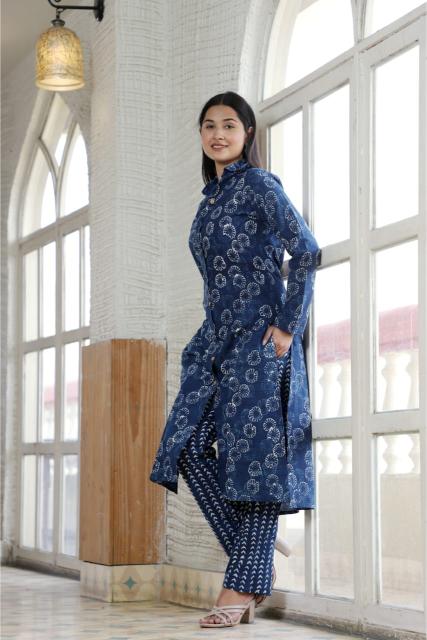 Indigo Kurta set