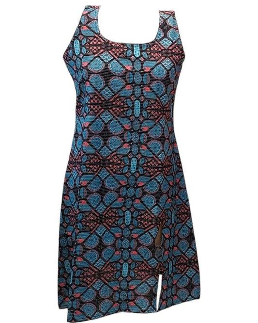 Summer Outfit,  Summer dress trend, Sleeveless Dress, Cotton Dress,  Summer Style Dress, Abstract Dress