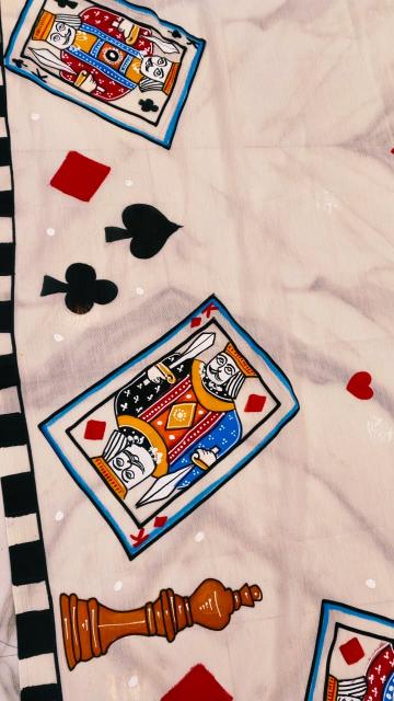 Playing Cards Concept Saree