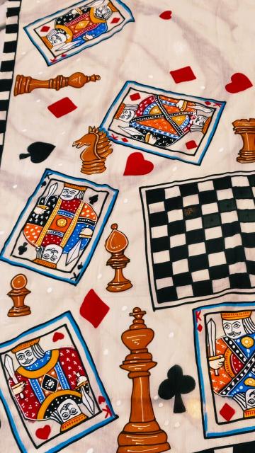 Playing Cards Concept Saree