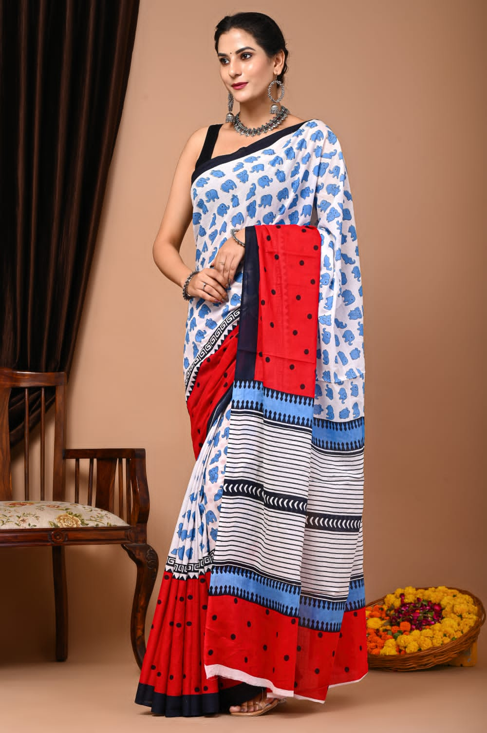 Mul Mul Cotton saree