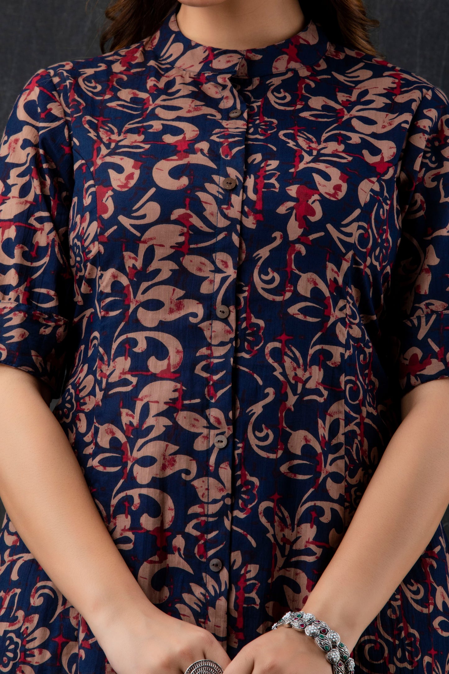 Floral Cotton Kurta