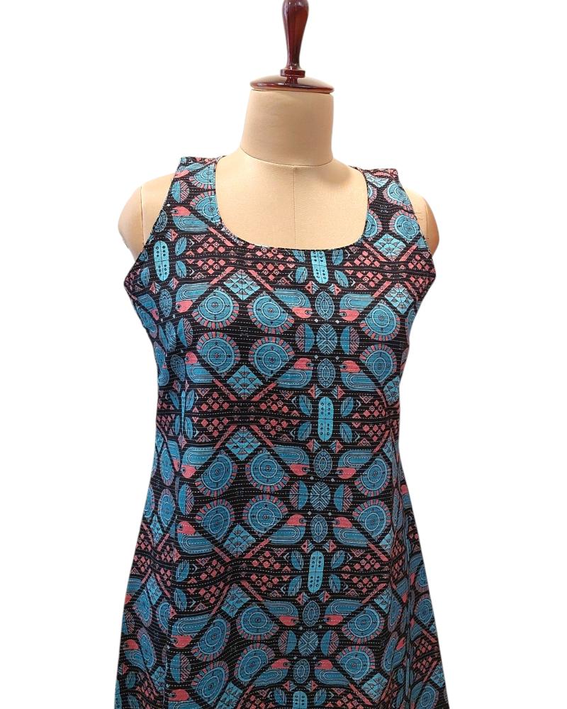Summer Outfit,  Summer dress trend, Sleeveless Dress, Cotton Dress,  Summer Style Dress, Abstract Dress