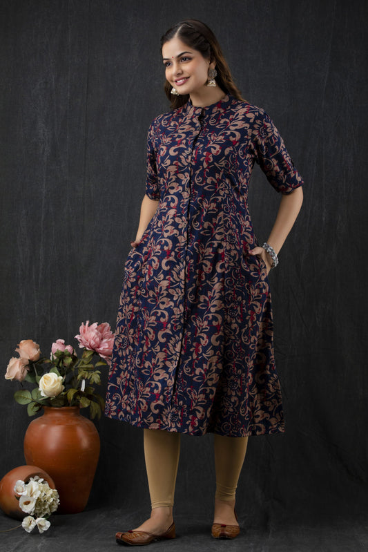 Floral Cotton Kurta