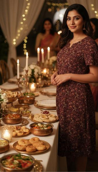 Ranga Chakra Tiny Floral Dress