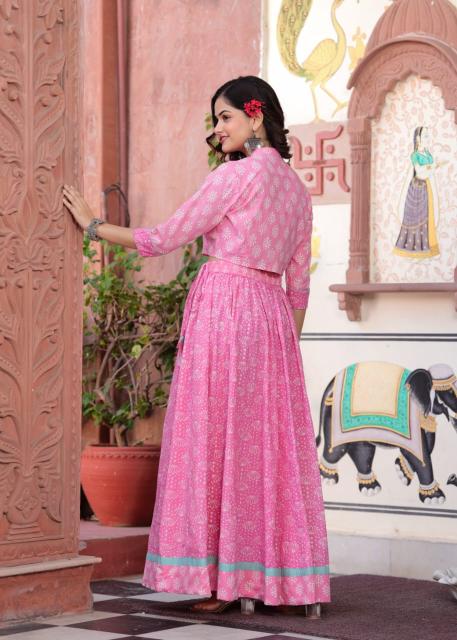 Navratri Mul Cotton Candy Comfort Fit Lehenga Set